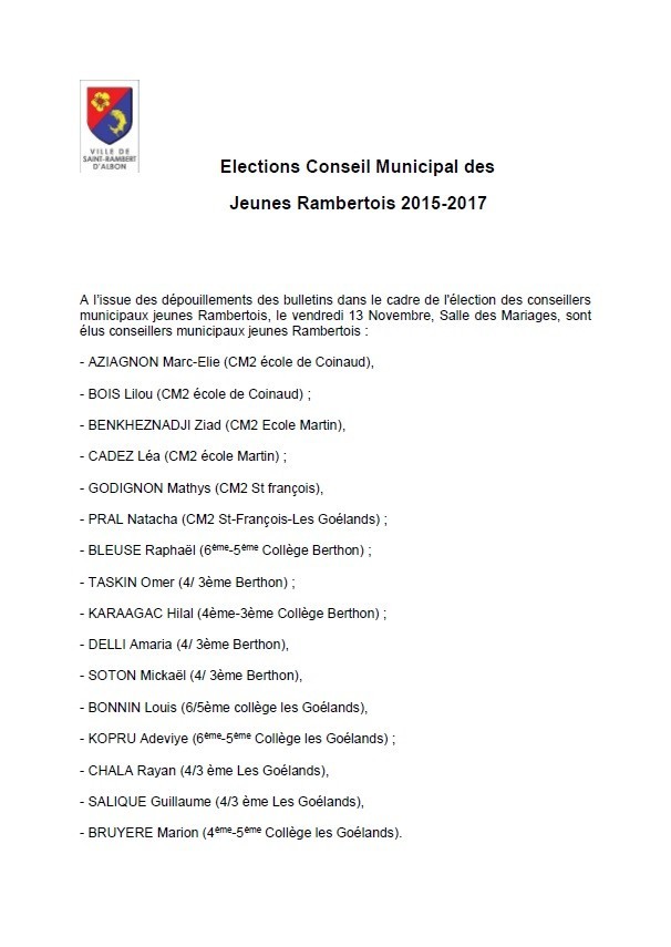 cmjr apercu resultats